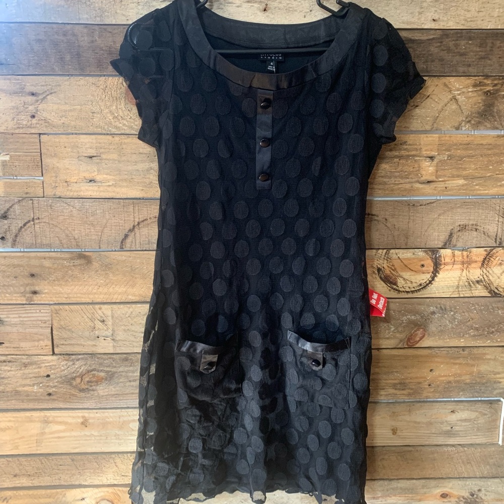 Little black dress with pockets